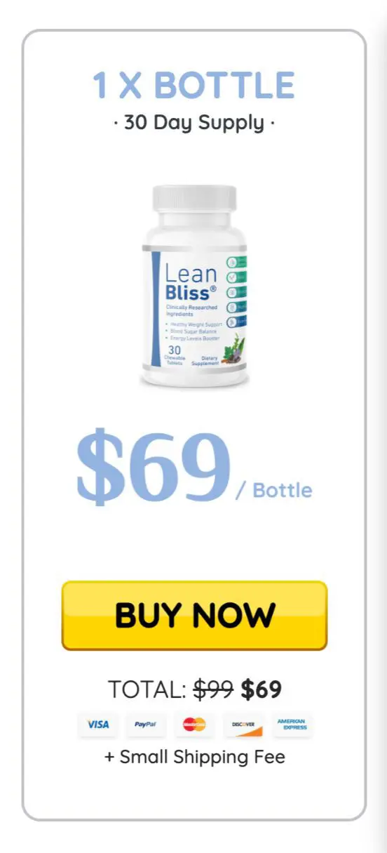 Buy LeanBliss 1 Bottle