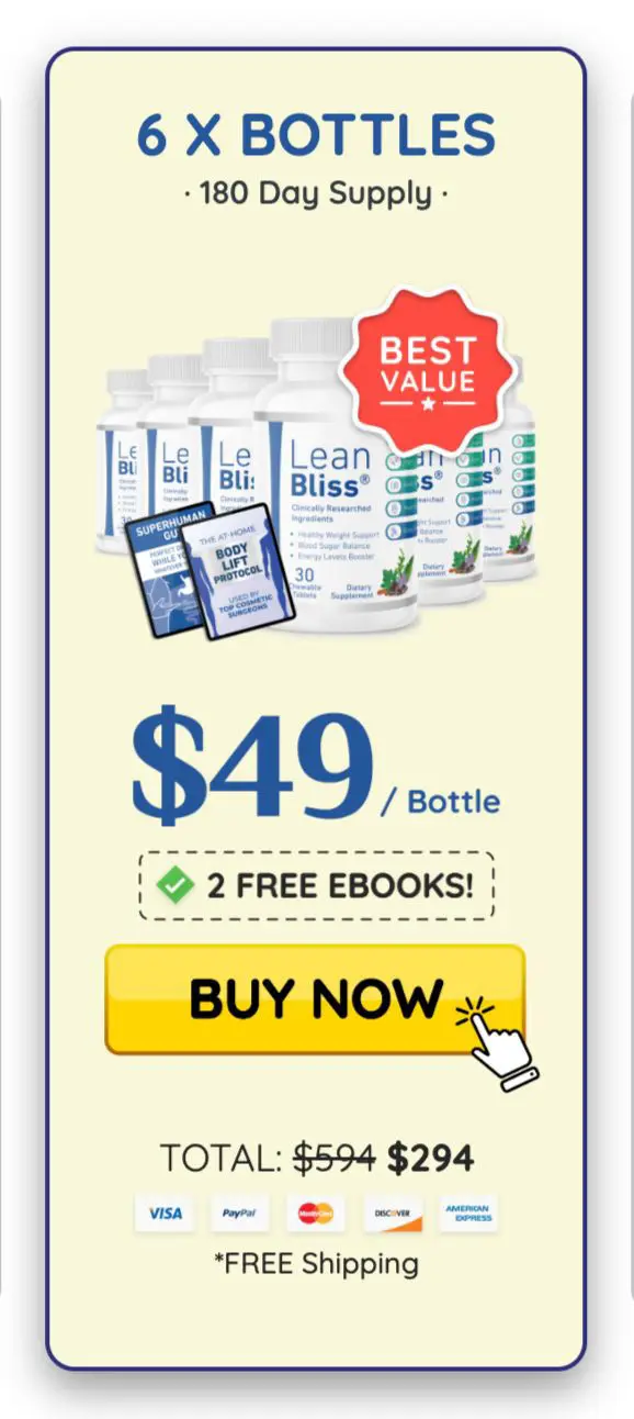 Buy LeanBliss 6 bottles